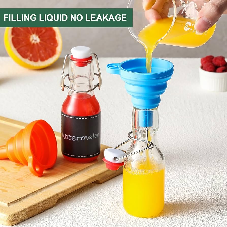 Amazon.com: 8 Set, 4 OZ Swing Top Glass Bottles - Flip Top